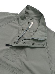 画像4: 【SALE】【送料無料】SNOW PEAK NYLON TUSSAH ANORAK LIGHT OLIVE (4)