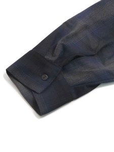 画像5: 【送料無料】CALTOP FL PLAID L/S SHIRT NAVY/GREY (5)