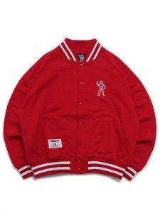 画像2: 【SALE】【送料無料】BILLIONAIRE BOYS CLUB EMBROIDERED LOGO SWEAT VARSITY JACKET (2)