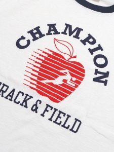 画像3: CHAMPION S/S RINGER TEE-WHITE/NAVY (3)