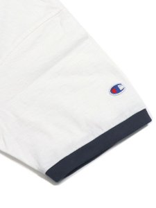 画像4: CHAMPION S/S RINGER TEE-WHITE/NAVY (4)