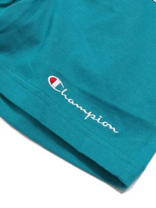 画像6: 【KIDS】CHAMPION KIDS US COTTON SHORTS-TEAL BLUE (6)