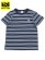 画像1: 【KIDS】CHAMPION KIDS BORDER S/S TEE-DARK NAVY (1)