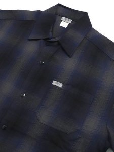 画像3: CALTOP FL PLAID S/S SHIRT NAVY/GREY (3)