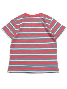 画像2: 【KIDS】CHAMPION KIDS BORDER S/S TEE-DEEP PINK (2)