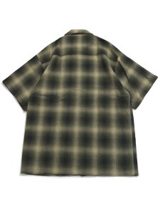 画像2: CALTOP FL PLAID S/S SHIRT OLIVE/BLACK (2)