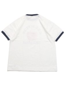 画像2: CHAMPION S/S RINGER TEE-WHITE/NAVY (2)
