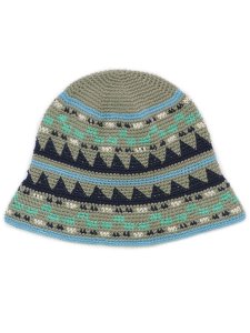 画像1: SUBLIME FINE HANDKNIT HAT LT.KHAKI MIX (1)