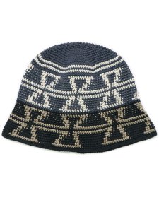画像1: SUBLIME FINE HANDKNIT HAT M.GREY MIX (1)