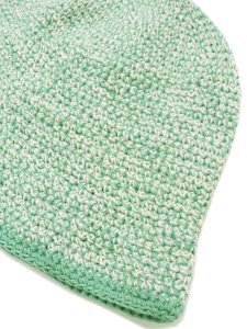 画像2: sublimeroe MIX HANDKNIT HAT TURQUISE MIX (2)