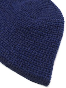 画像2: sublimeroe MIX HANDKNIT HAT NAVY MIX (2)