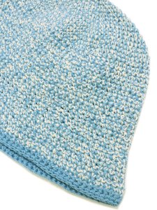 画像2: sublimeroe MIX HANDKNIT HAT SAX MIX (2)