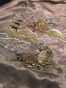 画像4: 【送料無料】SCHOTT RAYON SUKA ASING JACKET BEIGE (4)