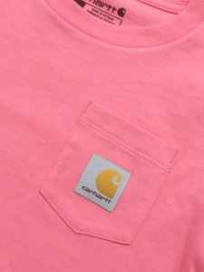 画像3: 【KIDS】CARHARTT KIDS CHILD SS POCKET TEE-PINK LEMONADE (3)
