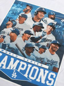 画像3: STREET WEAR SUPPLY WORLD SERIES CHAMPIONS LA TEE (3)
