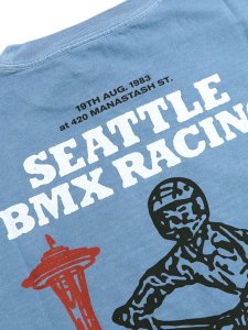 画像5: 【SALE】MANASTASH PUMICE TEE BMX BLUE (5)