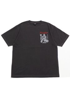 画像2: 【SALE】MANASTASH PUMICE TEE BMX BLACK (2)