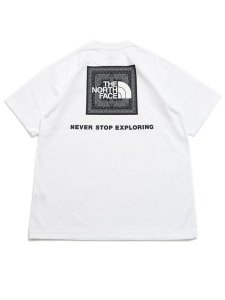 画像1: THE NORTH FACE S/S BANDANA SQUARE LOGO TEE (1)