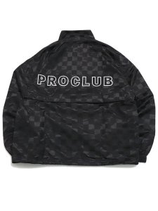 画像2: 【SALE】【送料無料】PRO CLUB COMFORT SATIN CHECKERED PULLOVER BLACK (2)