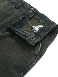 画像4: 【送料無料】DICKIES LOOSE DENIM PAINTER GREEN TONE FADE (4)