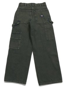 画像2: 【送料無料】DICKIES LOOSE DENIM PAINTER GREEN TONE FADE (2)