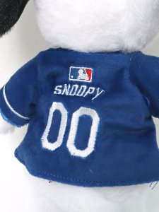 画像3: FOCO SNOOPY PEANUTS DODGERS TEAM JERSEY PLUSH (3)