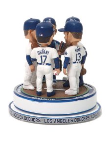 画像2: 【送料無料】FOCO PLAYER BOBBLE MOUND VISIT SPINNER SCENE DODGERS (2)