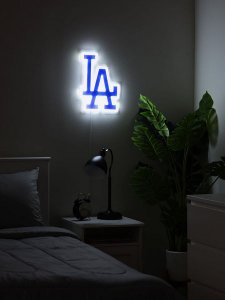 画像5: 【送料無料】FOCO DODGERS LED NEON LIGHT UP TEAM LOGO SIGN (5)