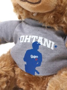 画像3: FOCO BEAR DODGERS OHTANI BATTING SHIRT PLUSH (3)