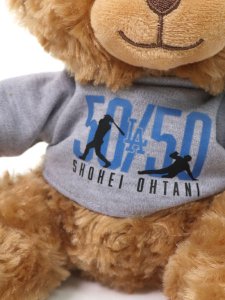 画像3: FOCO BEAR DODGERS OHTANI 50/50 SHIRT PLUSH (3)