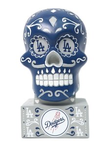 画像1: 【送料無料】SUGAR SKULL STATUE LA DODGERS (1)