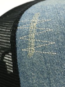 画像7: NEW ERA 9FORTY A-FRAME TRUCKER DAMAGED DNM NYY (7)