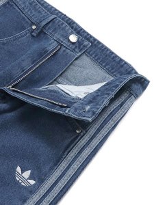 画像5: 【送料無料】ADIDAS DENIM FIREBIRD SHORTS-MIDIUM BLUE DENIM (5)