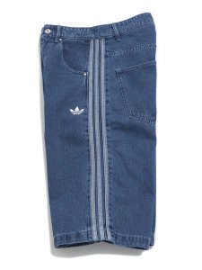 画像3: 【送料無料】ADIDAS DENIM FIREBIRD SHORTS-MIDIUM BLUE DENIM (3)