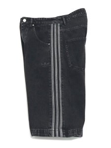画像3: 【送料無料】ADIDAS DENIM FIREBIRD SHORTS-TRUE BLACK DENIM (3)