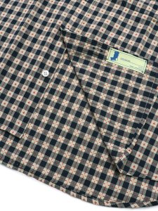 画像5: 【送料無料】WHIMSY SOCKS STICHED GINGHAM SS SHIRT NAVY (5)