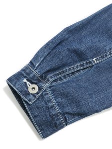 画像8: 【送料無料】INTERBREED MASH UP DENIM HOODIE BLACK (8)