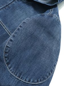 画像6: 【送料無料】INTERBREED MASH UP DENIM HOODIE BLACK (6)