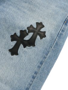 画像6: 【送料無料】ADVANCE LEVIS 505 CROSS LEATHER LT BLUE BLACK (6)