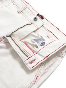 画像5: DICKIES 14 LOOSE DENIM PAINTER SHORT EGRET (5)