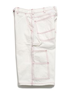 画像3: DICKIES 14 LOOSE DENIM PAINTER SHORT EGRET (3)