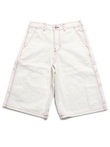 画像1: DICKIES 14 LOOSE DENIM PAINTER SHORT EGRET (1)