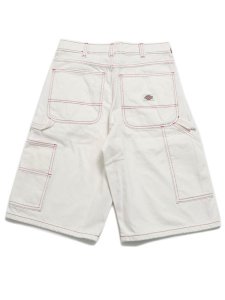 画像2: DICKIES 14 LOOSE DENIM PAINTER SHORT EGRET (2)