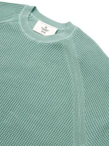 画像3: 【送料無料】REIGNING CHAMP SUPIMA KNIT ANTHEM CREW SWEATER SAGE (3)