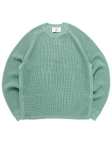 画像1: 【送料無料】REIGNING CHAMP SUPIMA KNIT ANTHEM CREW SWEATER SAGE (1)