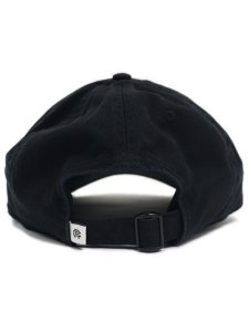 画像4: REIGNING CHAMP CHINO LOW PRO STRAPBACK CAP WASHED BLACK (4)