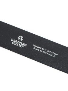 画像4: 【送料無料】REIGNING CHAMP IVY LEATHER BELT BLACK (4)
