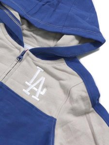 画像4: 【KIDS】MAJESTIC INFANT FZ HOODIE PANT SET DODGERS (4)