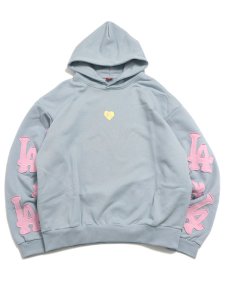 画像1: 【送料無料】RED LETTERS NOT LA BUBBLEGUM SCATTERED HOODIE (1)