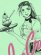 画像4: ICECREAM SERVER TEE GREEN ASH (4)